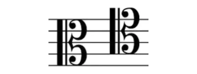 C clef (Alto and Tenor clefs)