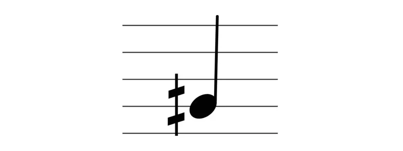Demisharp (Half sharp)