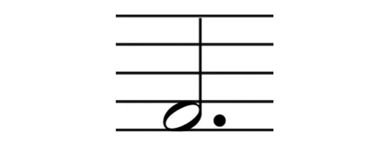 Dotted note