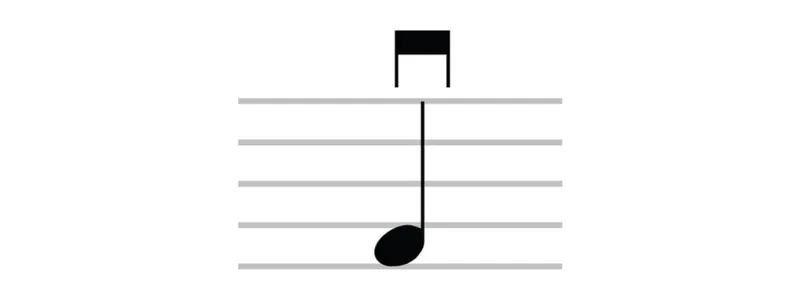 Down bow or Giù arco