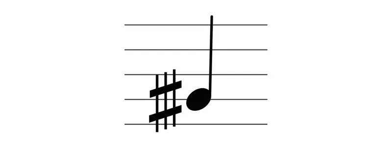 Sharp-and-a-half (sesquisharp)